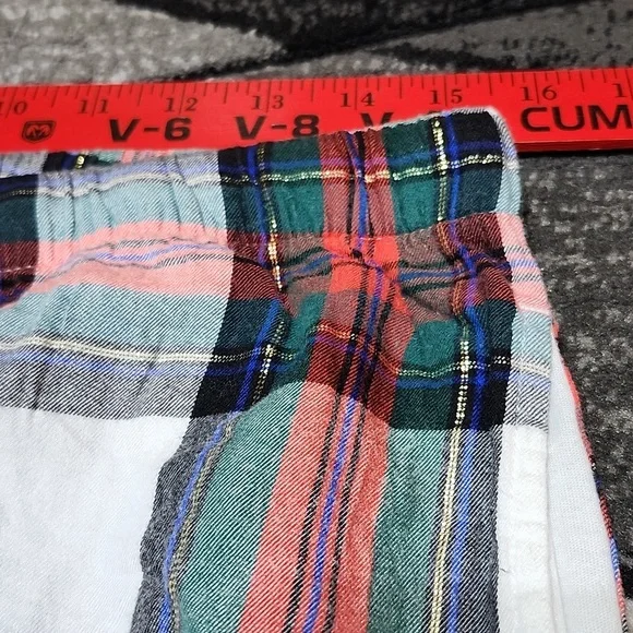 VICTORIA SECRET 2018 STRIPED GOLD SHINE PLAID LOUNGE SLEEPWEAR PANTS - Picture 3 of 10